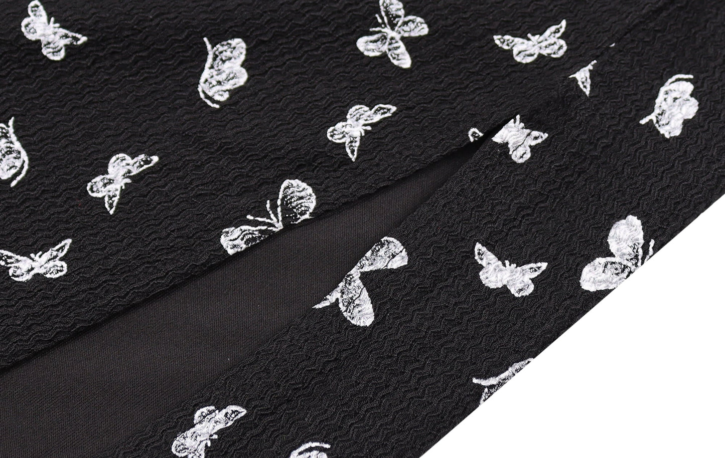 Black new Chinese dress 2025 new niche design long skirt high-end temperament cheongsam skirt R0112