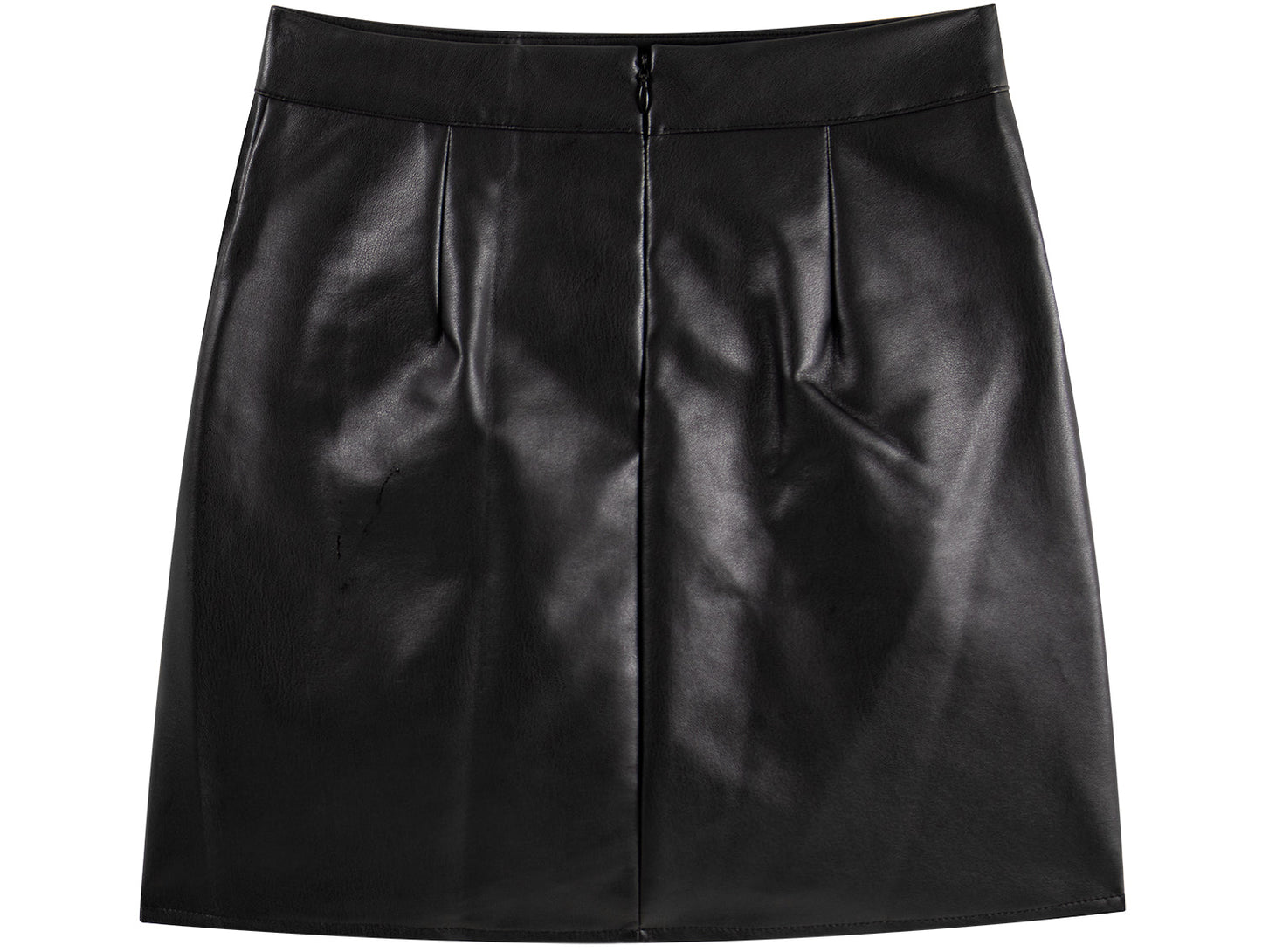 Black irregular skirt 2025 new hot girl style high waist slim a-line hip leather skirt short R0150