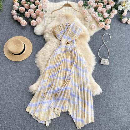 Sexy Spaghetti Straps Summer Backless Dress Hot Women Dress P154