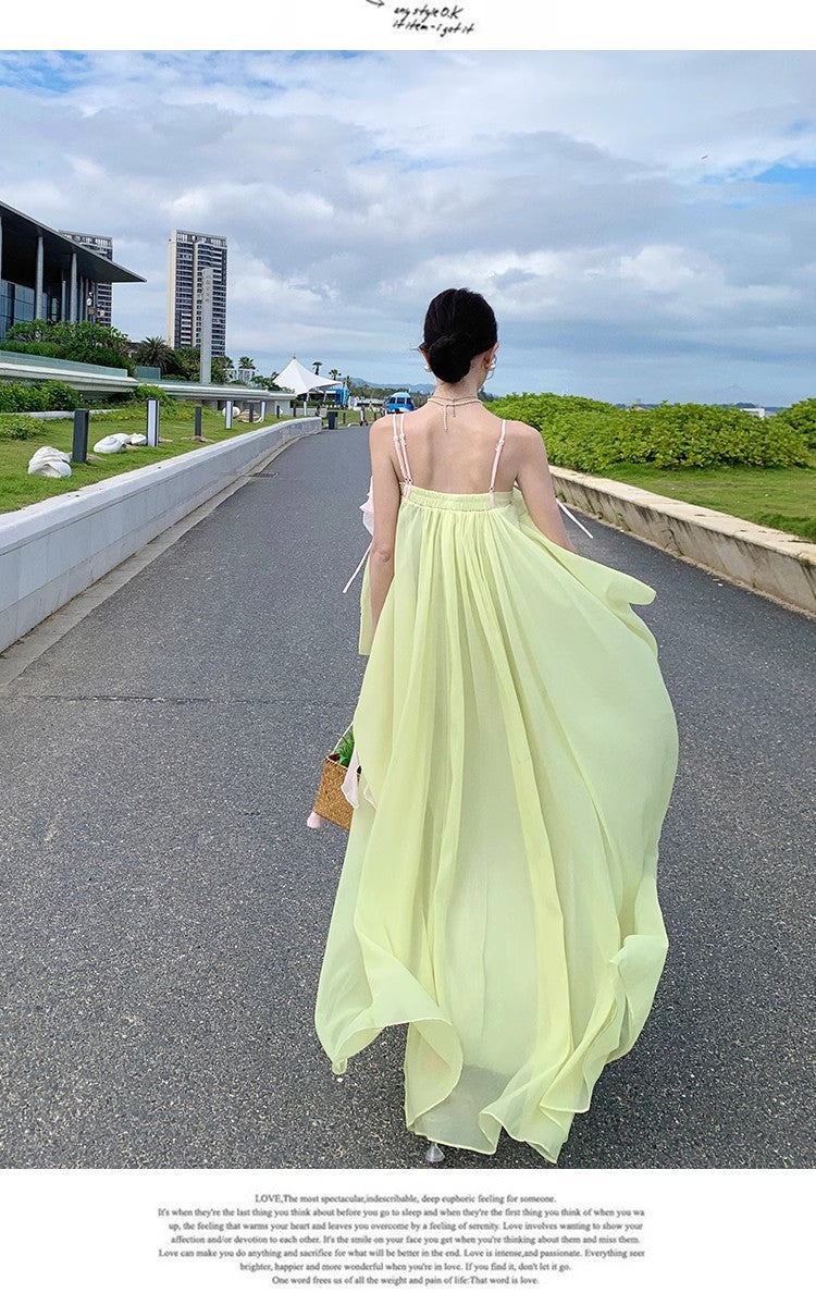 Tube Top Yellow Long Stunning Evening Gown Party Prom Dress       S7276