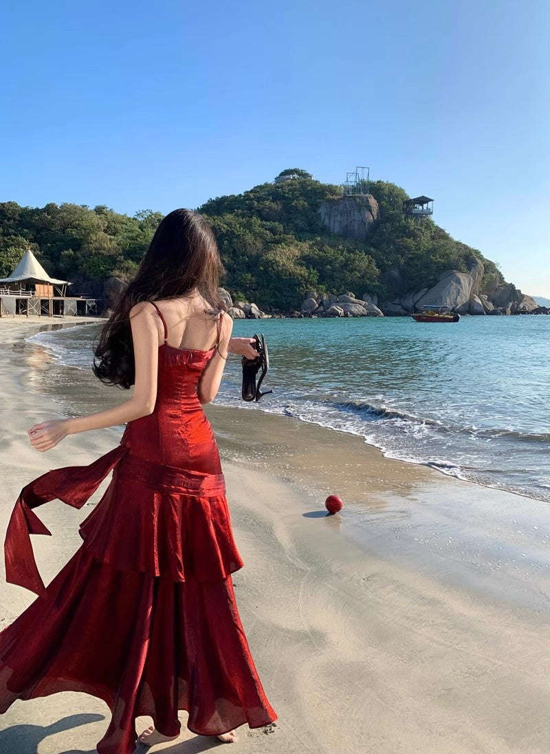Fishtail Long Stunning Evening Gown Party Prom Dress       S7289