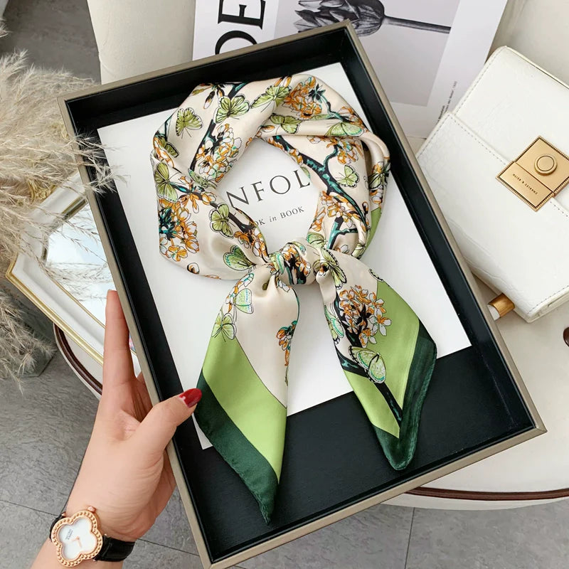 New Fashion Elegant Versatile Soft Fabric Silk Scarf TP3131