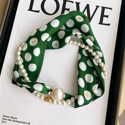 Vintage Elegant Versatile Soft Fabric Fashion Silk Scarf TP3133