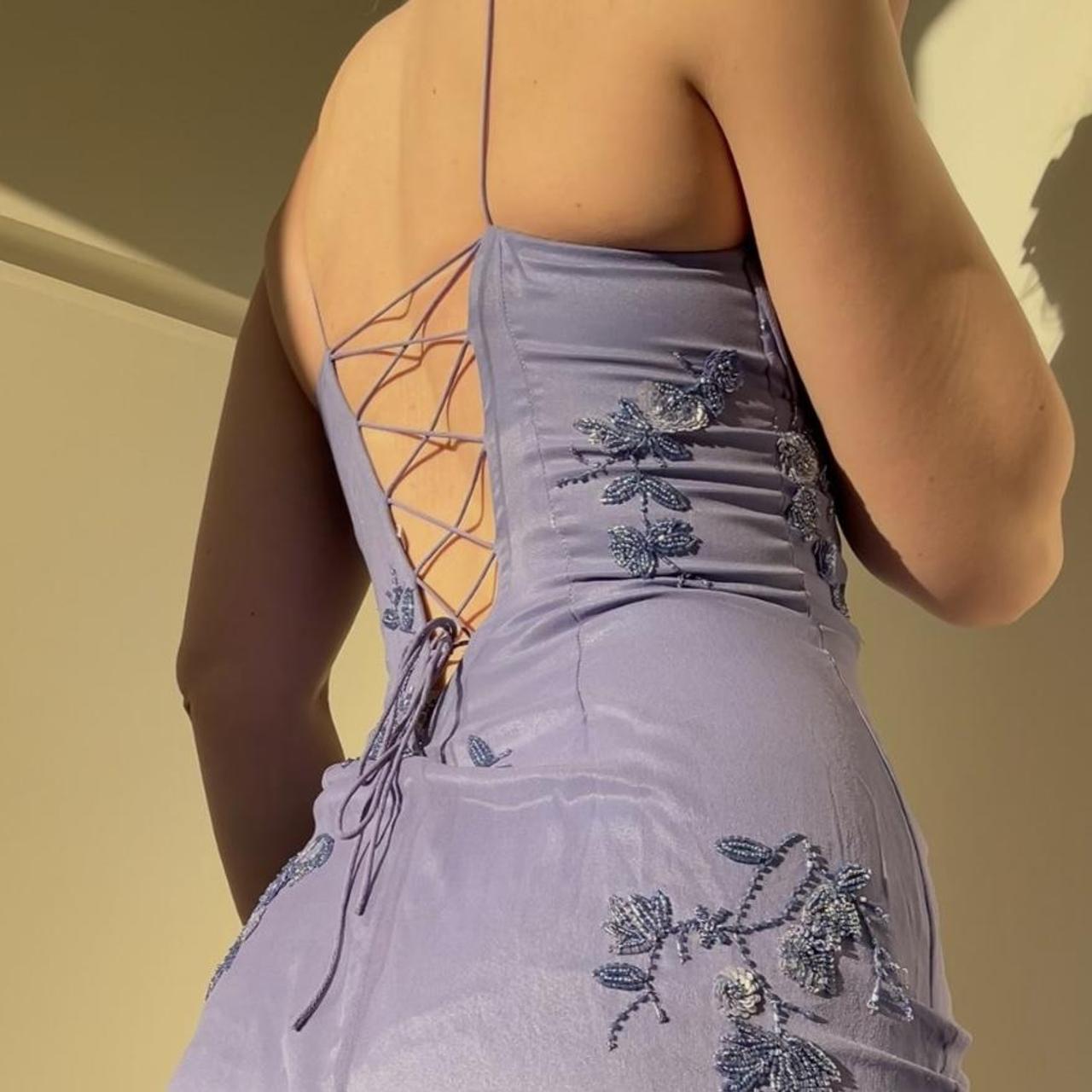 omberprom Elegant Spaghetti Straps Formal Dresses A Line V-neck Long Prom Dresses Appliques Charming Evening Party Dress
