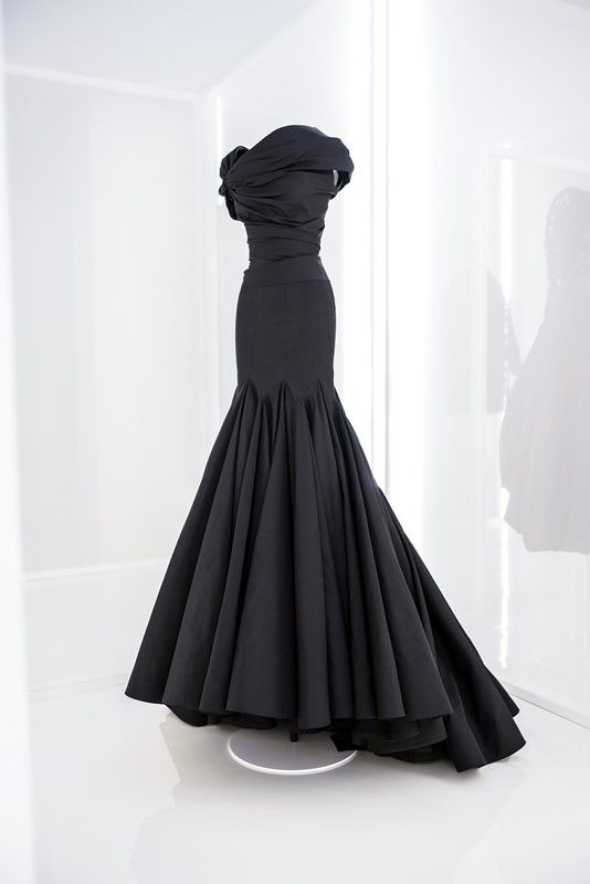Sexy Mermaid Long Black Prom Dresses P1266