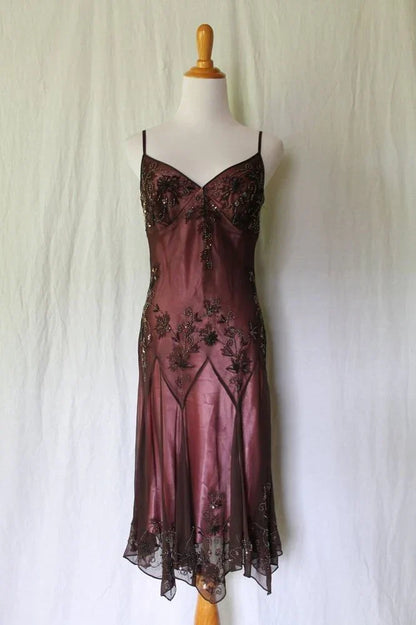 Vintage Beaded Embroidery V-neck Mermaid Prom Dress Party Dress Evening Dress TP4502