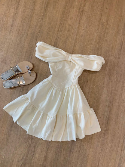 Beautiful One Shoulder Bow Princess A-line Homecoming Dress P3578