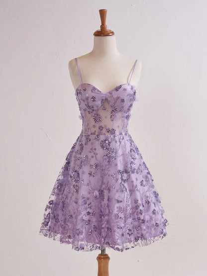omberprom A Line Short Prom Dress Graduation Dresses Sweetheart Homecoming Dresses