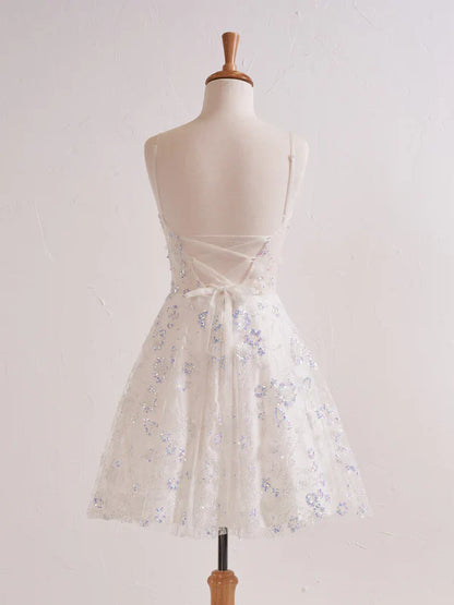 omberprom A Line Short Prom Dress Graduation Dresses Sweetheart Homecoming Dresses