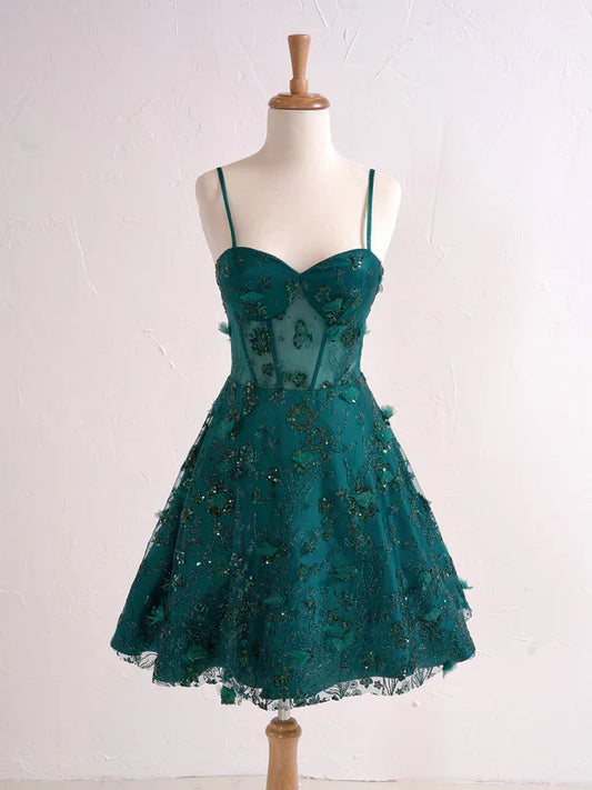 omberprom A Line Short Prom Dress Graduation Dresses Sweetheart Homecoming Dresses