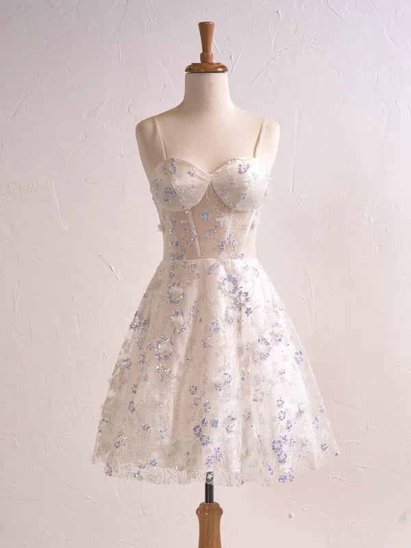 omberprom A Line Short Prom Dress Graduation Dresses Sweetheart Homecoming Dresses