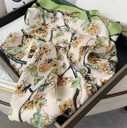 New Fashion Elegant Versatile Soft Fabric Silk Scarf TP3131