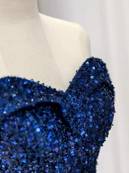 Elegant A line Off The Shoulder Royal Blue Prom Dresses Formal Evening Dress P1140