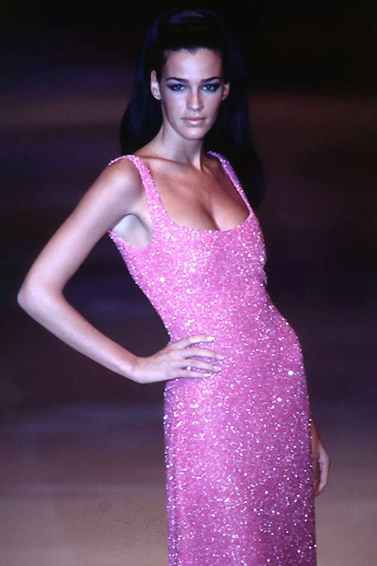 Glitter Pink Sequins Sheath Long Prom Dress,Formal Party Evening Gown cc2597