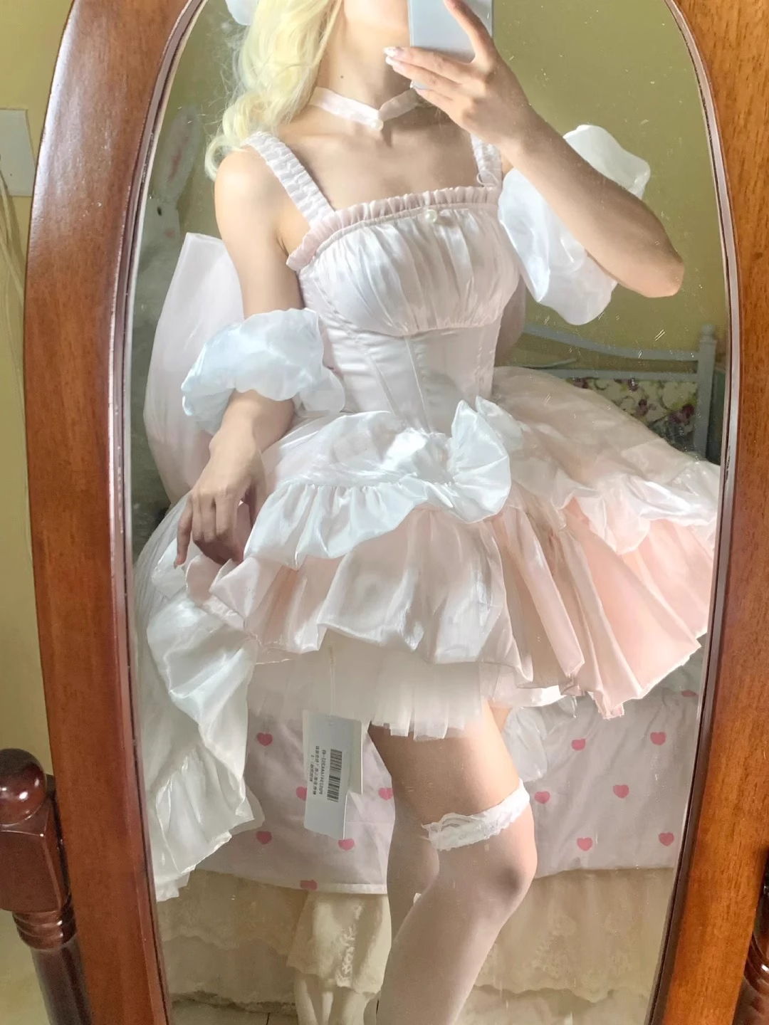 Cute Ball Gown Straps Short Pink Cocktail Dresses Birthday Outfits