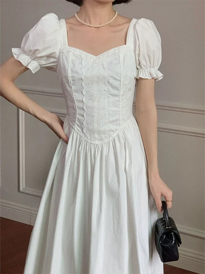 Retro Sweet Short Sleeve Birthday Party Dress TP1849
