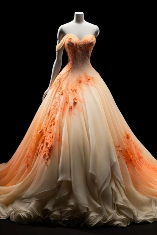 Pretty One Shoulder Chiffon Appliques Pleated A Line Ball Gown,Long Prom Dress Y8334