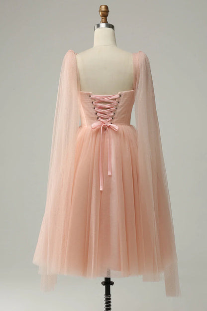 omberprom Lovely A Line Homecoming Dresses Sweetheart Birthday Party Dress Short Prom Dress