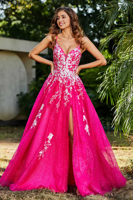 omberprom Elegant Evening Dress Spaghetti Straps A Line Tulle Dress Prom Dresses
