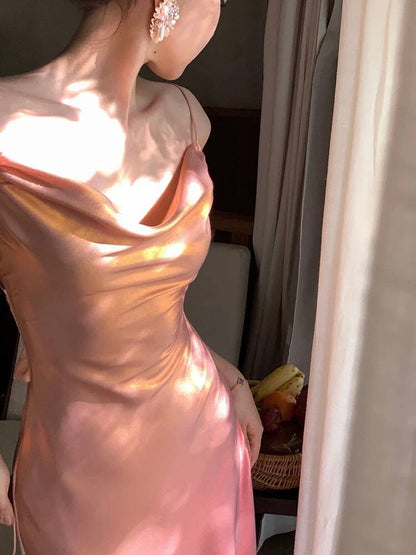omberprom Elegant Gowns Evening Dresses Spaghetti Straps Sheath Long Prom Dress Formal Party Gown