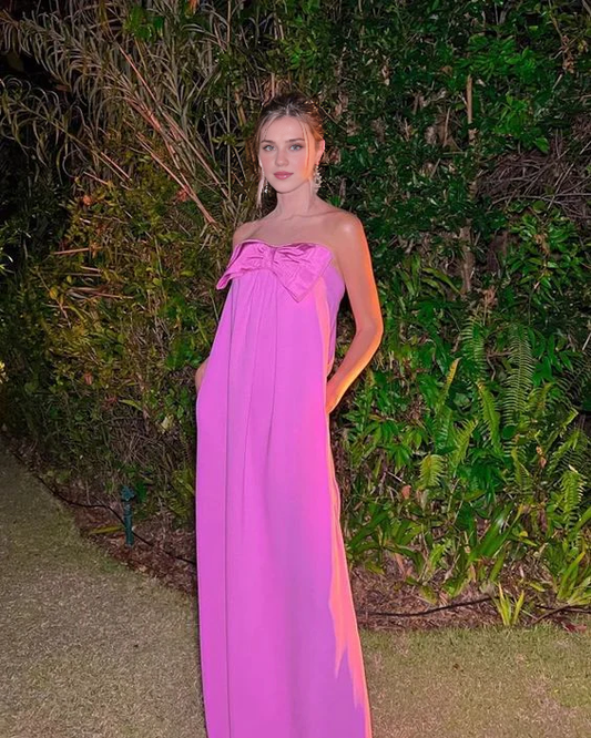 omberprom Elegant Dresses Gowns Evening Dresses Pink Long Prom Dress Pink Chiffon Evening Dress