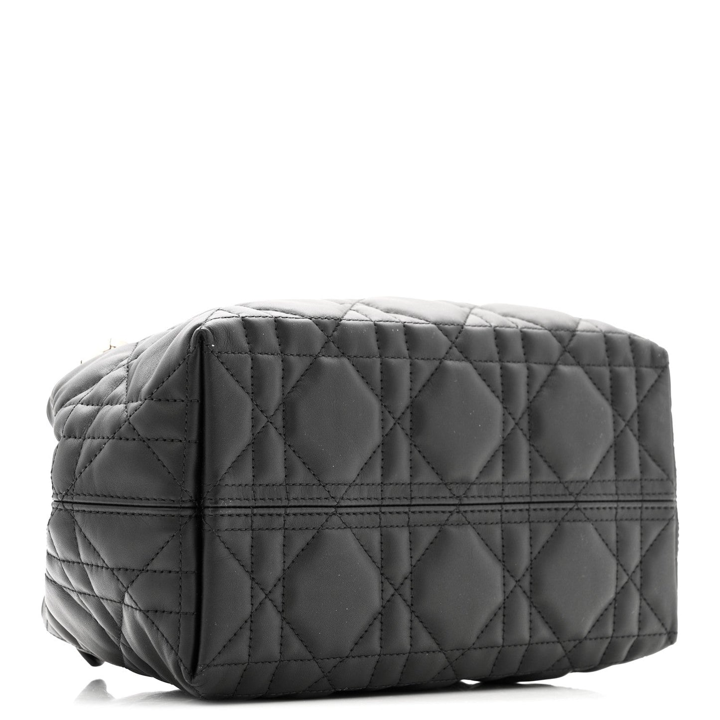 Calfskin Macrocannage Small Toujours  Black