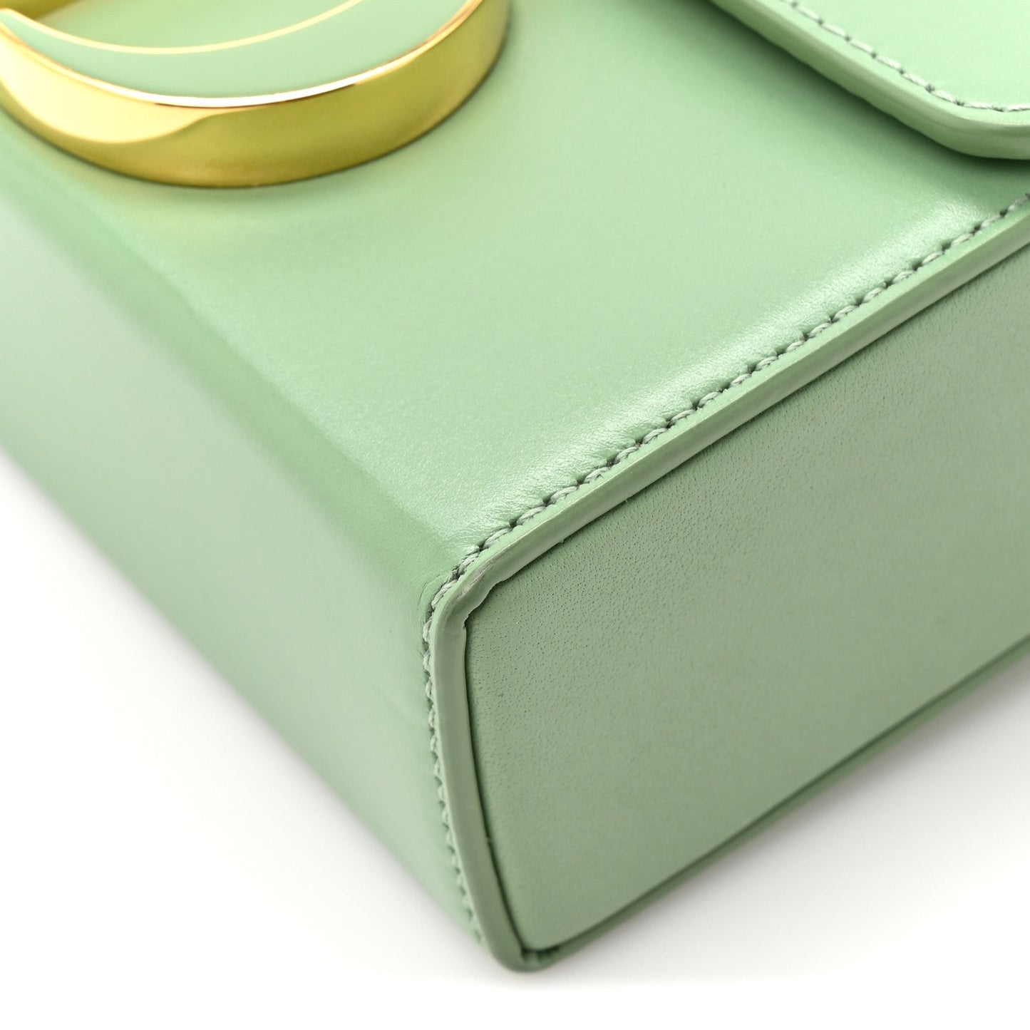 Box Calfskin 30 Montaigne Box Bag Mint Green