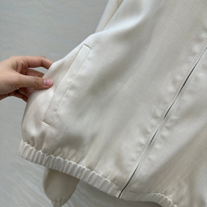 LP 25 Jacket White Tencel Linen 293149