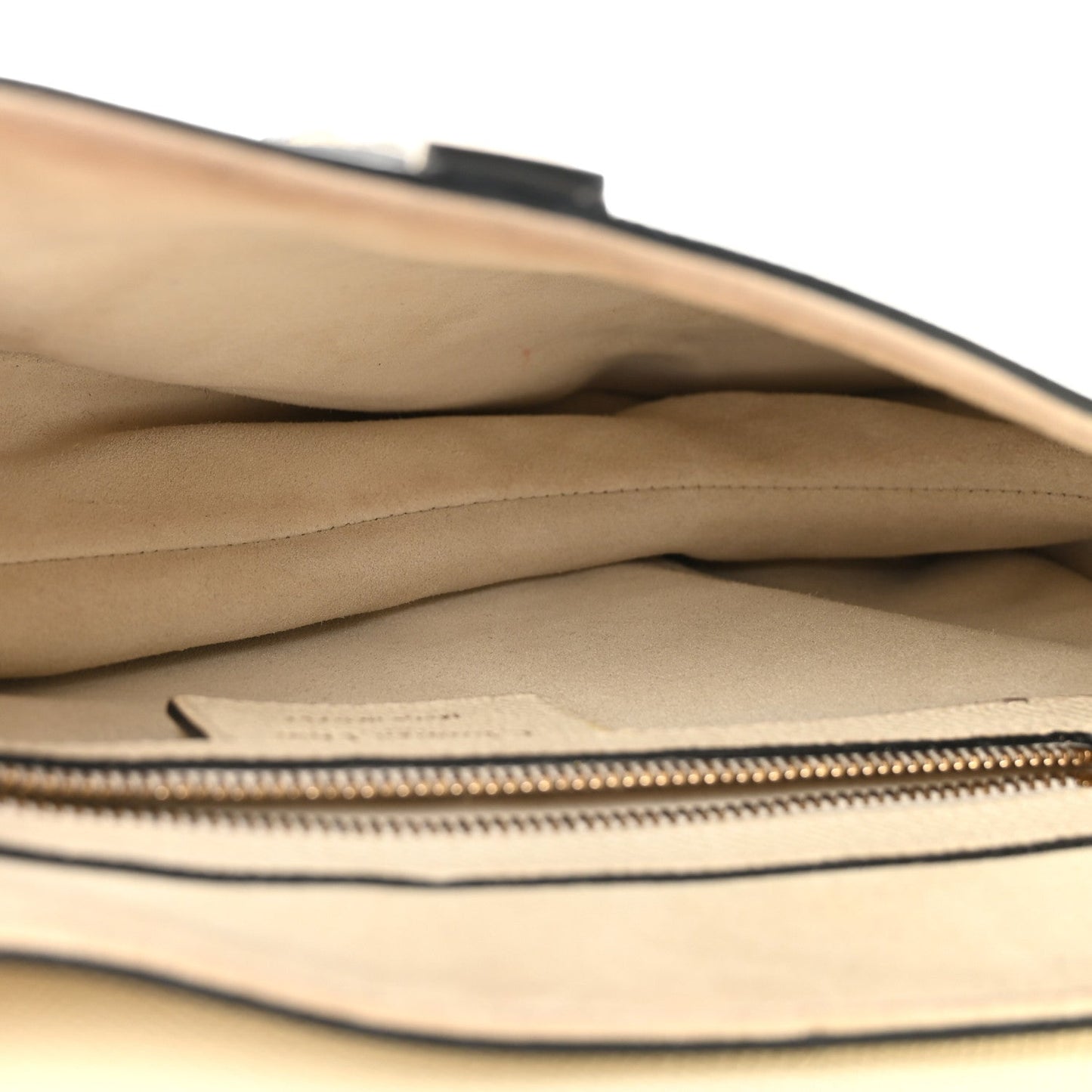 Grained Calfskin Saddle Bag With Strap Latte