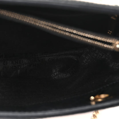 Needlepoint Precious Symbols Shoulder Bag Black