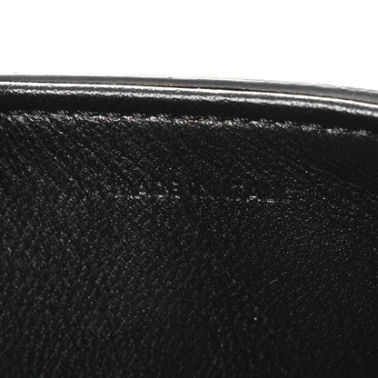 Shiny Calfskin Triomphe Shoulder Bag Black