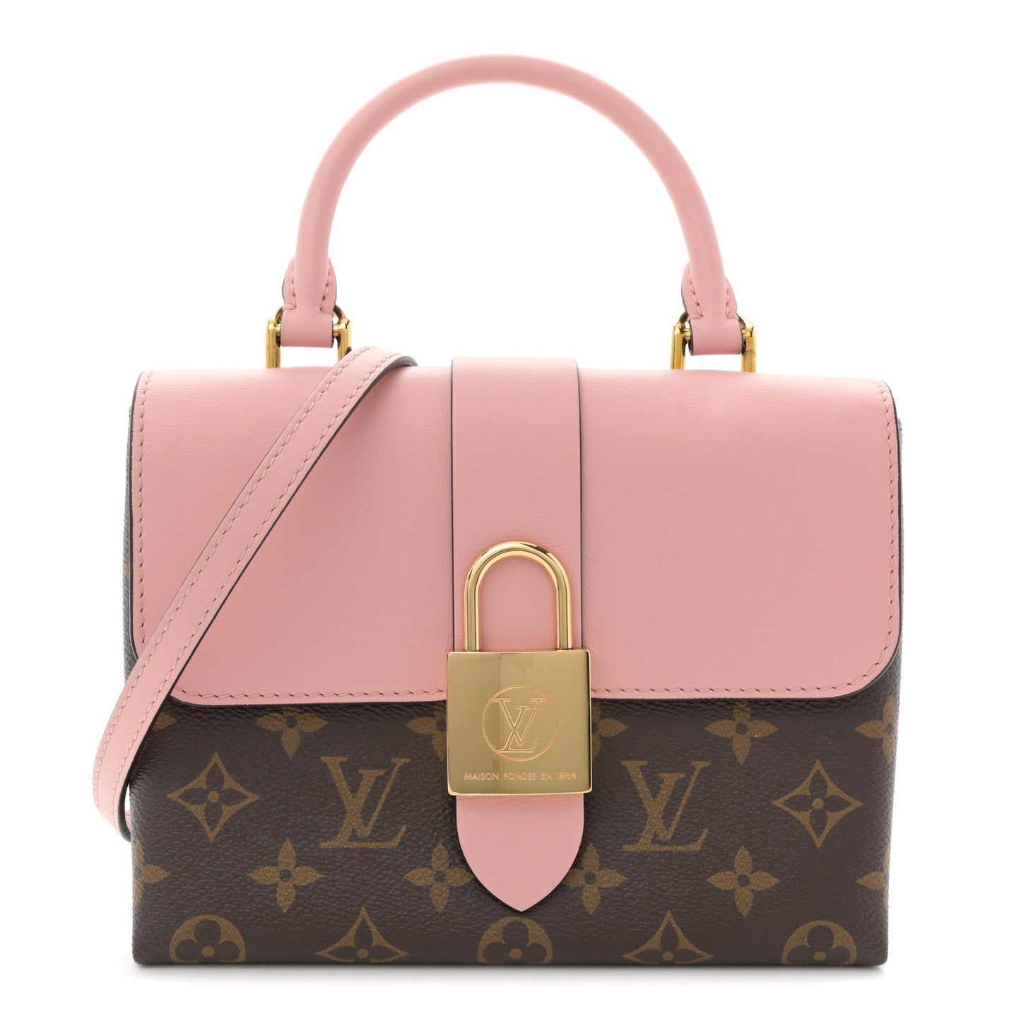 Monogram Locky BB Rose Poudre