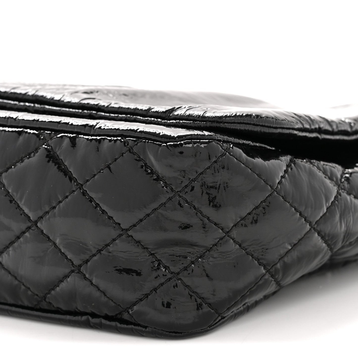Vinyl Medium Rock and Chain Flap Black