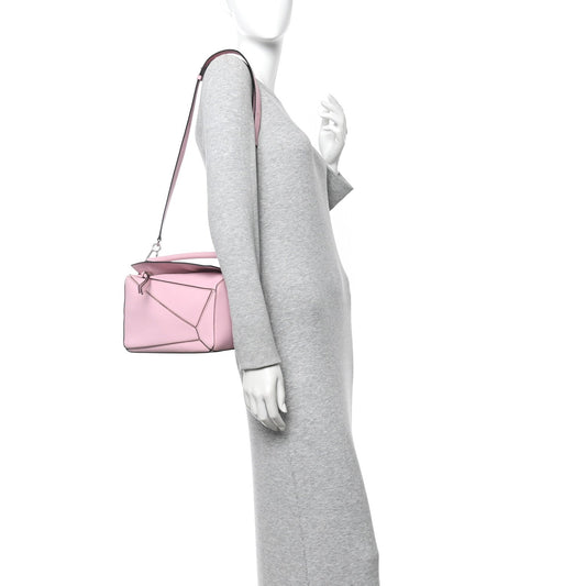 Calfskin Small Puzzle Bag Blossom
