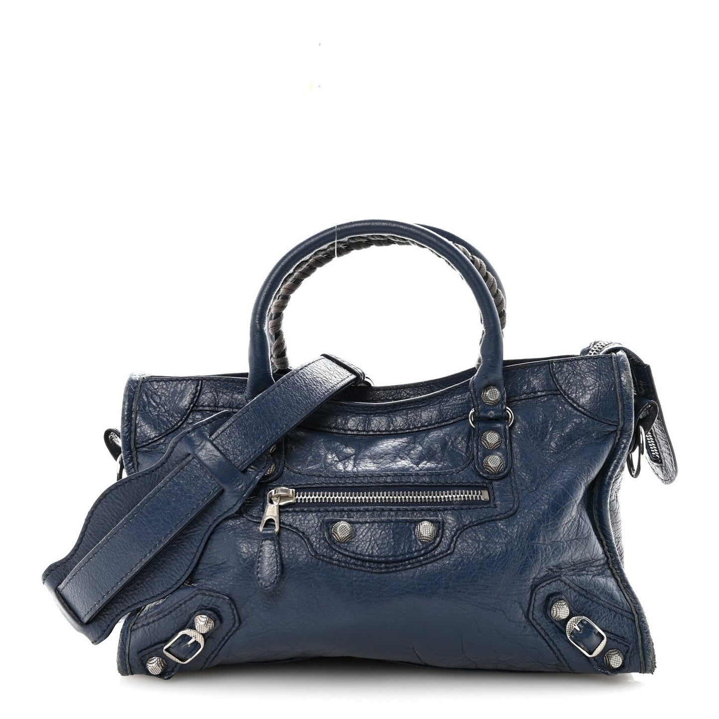 Agneau Giant 12 Silver Hardware S City Bleu Roi