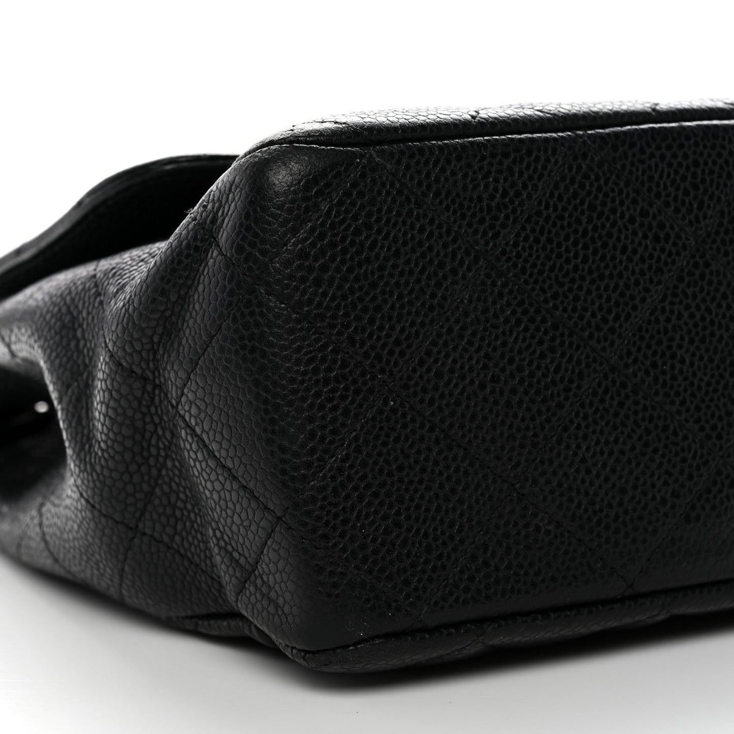 Caviar Quilted Jumbo Single Flap Black