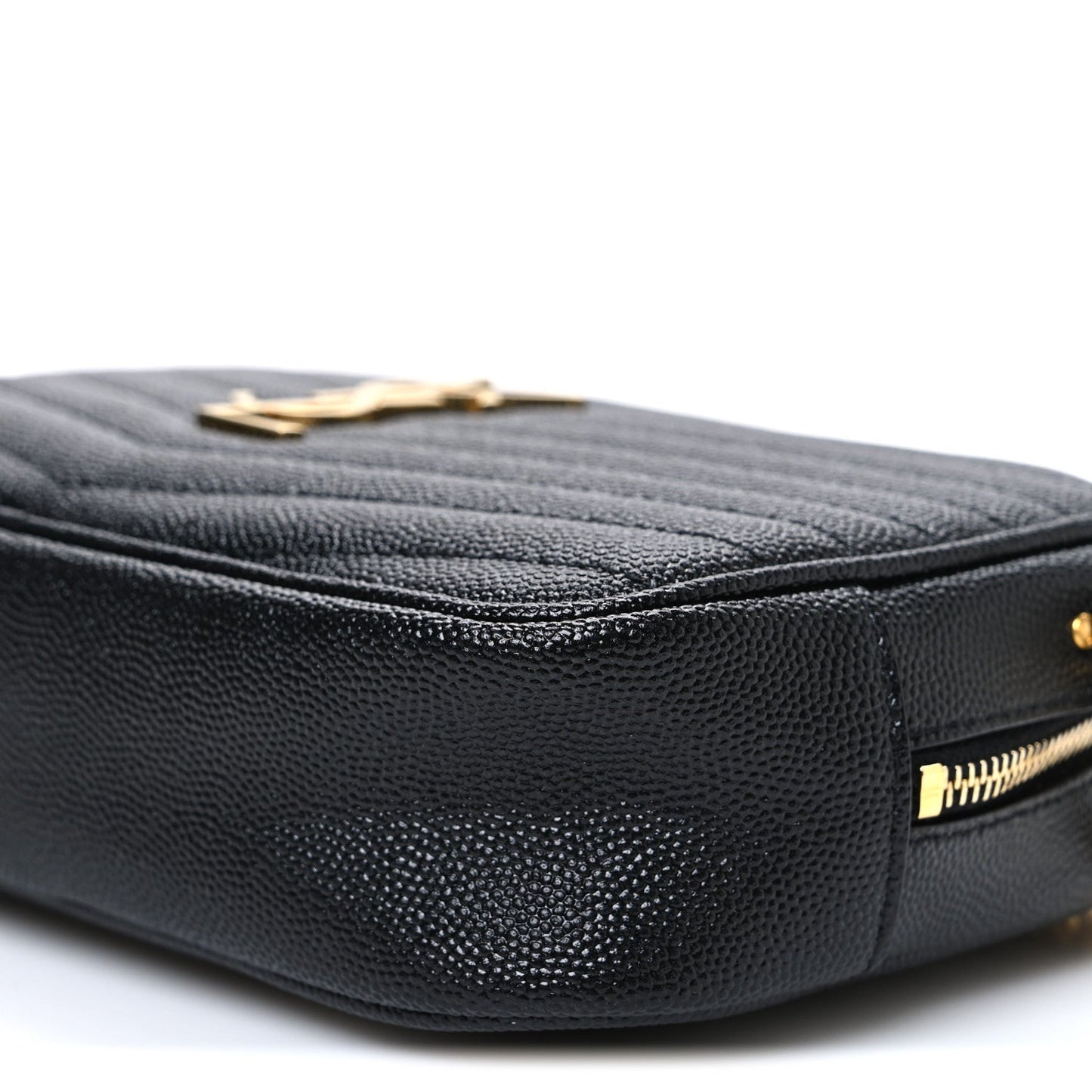 Grain De Poudre Matelasse Monogram Mini Lou Camera Bag Black