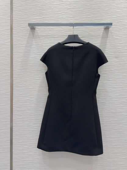 Prada 2025 Vest Skirt Black Polyester