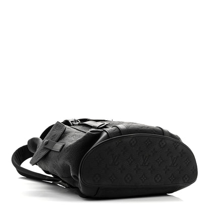 Taurillon Monogram Christopher PM Backpack Black