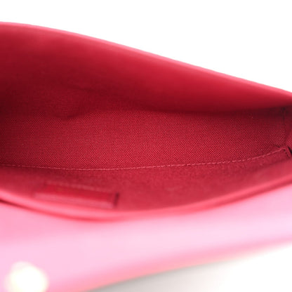 Monogram Pochette Felicie Chain Wallet Fuchsia
