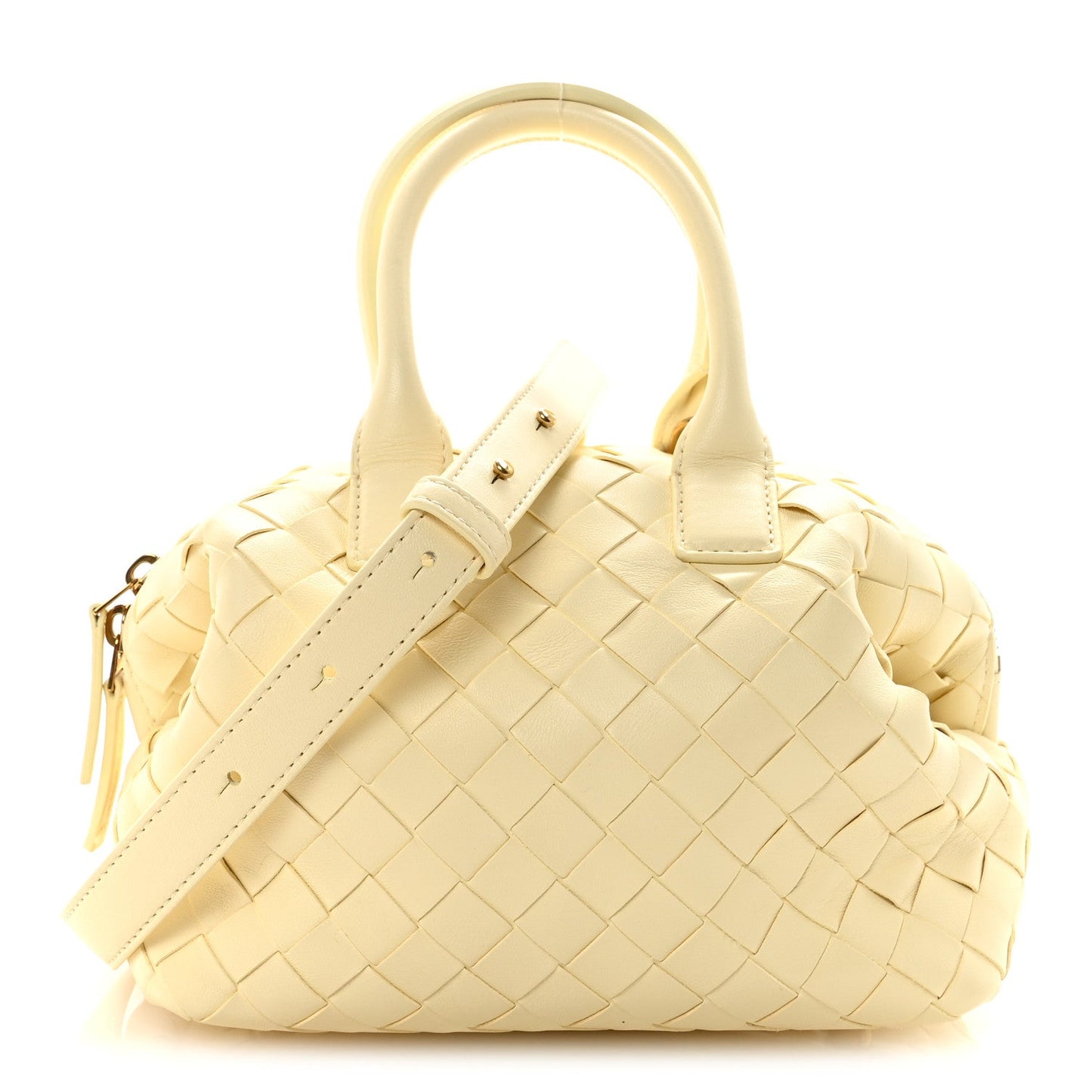 Nappa Intrecciato Mini Bauletto Camomile