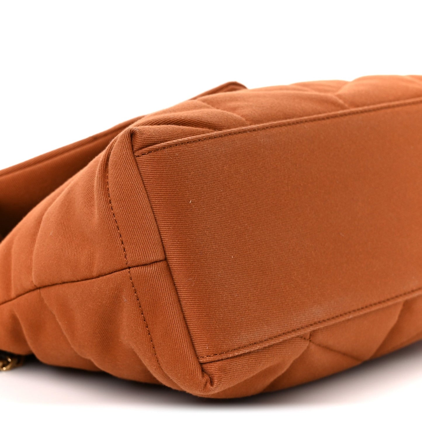 Canvas Quilted Small Loulou Puffer Monogram Chain Satchel Hot Rust