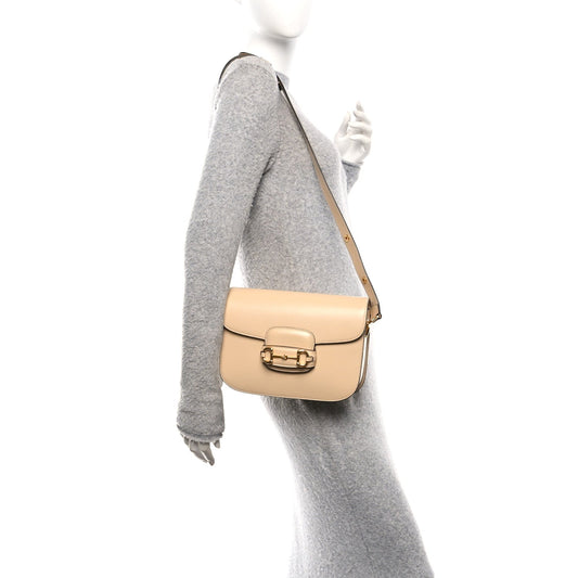 Azalea Calfskin Horsebit 1955 Shoulder Bag Bubble Tea