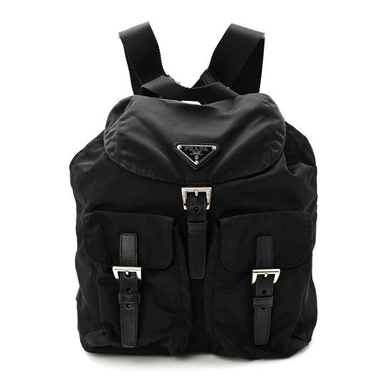 Tessuto Nylon Vela Small Backpack Black