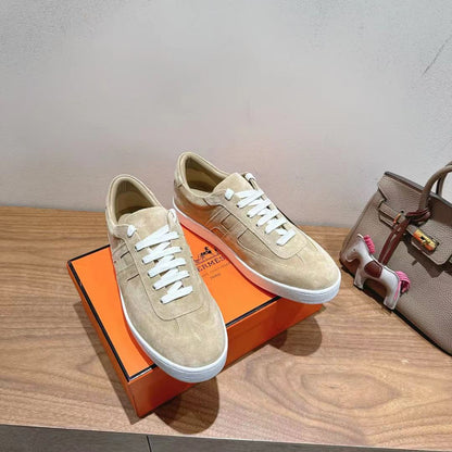 HM 25 Boomerang Sneaker Light Beige Suede