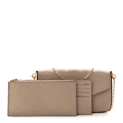 Empreinte Pochette Felicie Chain Wallet Tourterelle