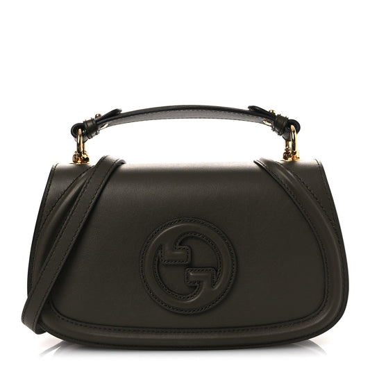 Roxy Calfskin Medium Blondie Top Handle Bag Luscious Green
