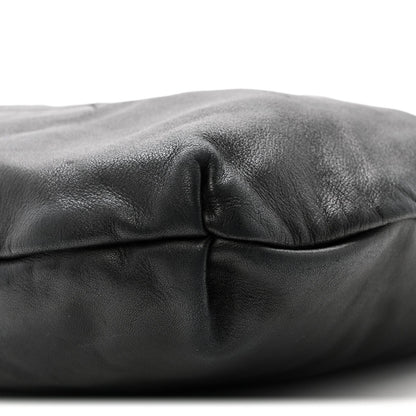 Lambskin Large Soft and Chain Hobo Black