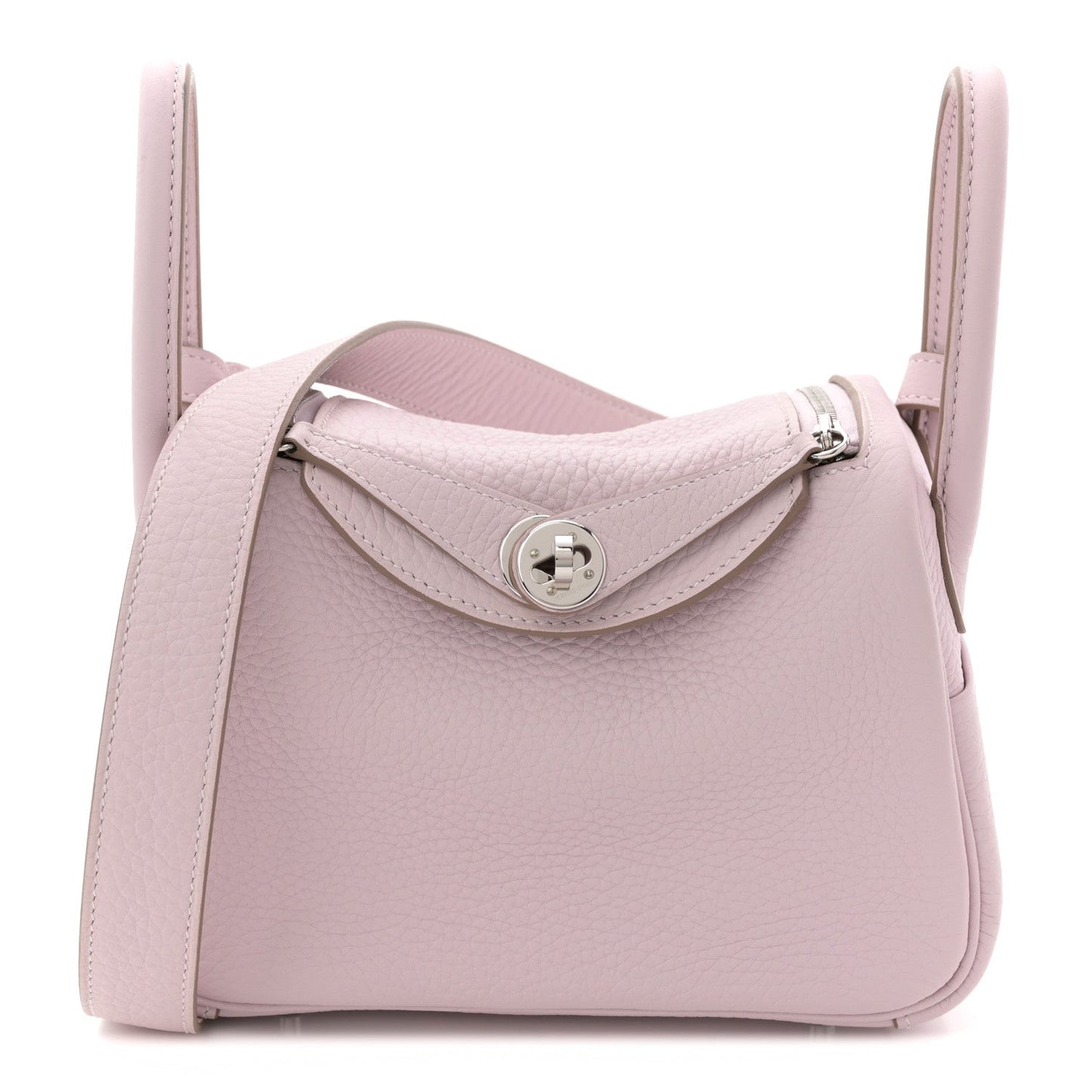 Taurillon Clemence Verso Mini Lindy 20 Mauve Pale Mushroom