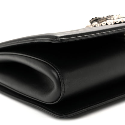 Calfskin Large Devotion Crossbody Bag Black